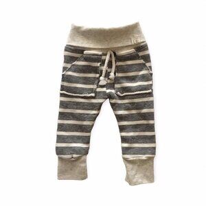 Lulu + Roo Gray Stripe Pants